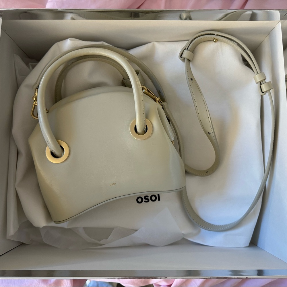 Osoi Mini Circle Korean Leather Hand Bag